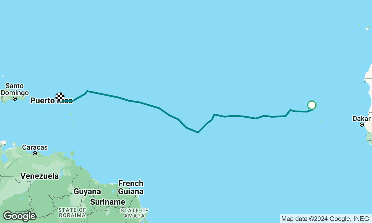 My 1st Transatlantic crossing! 