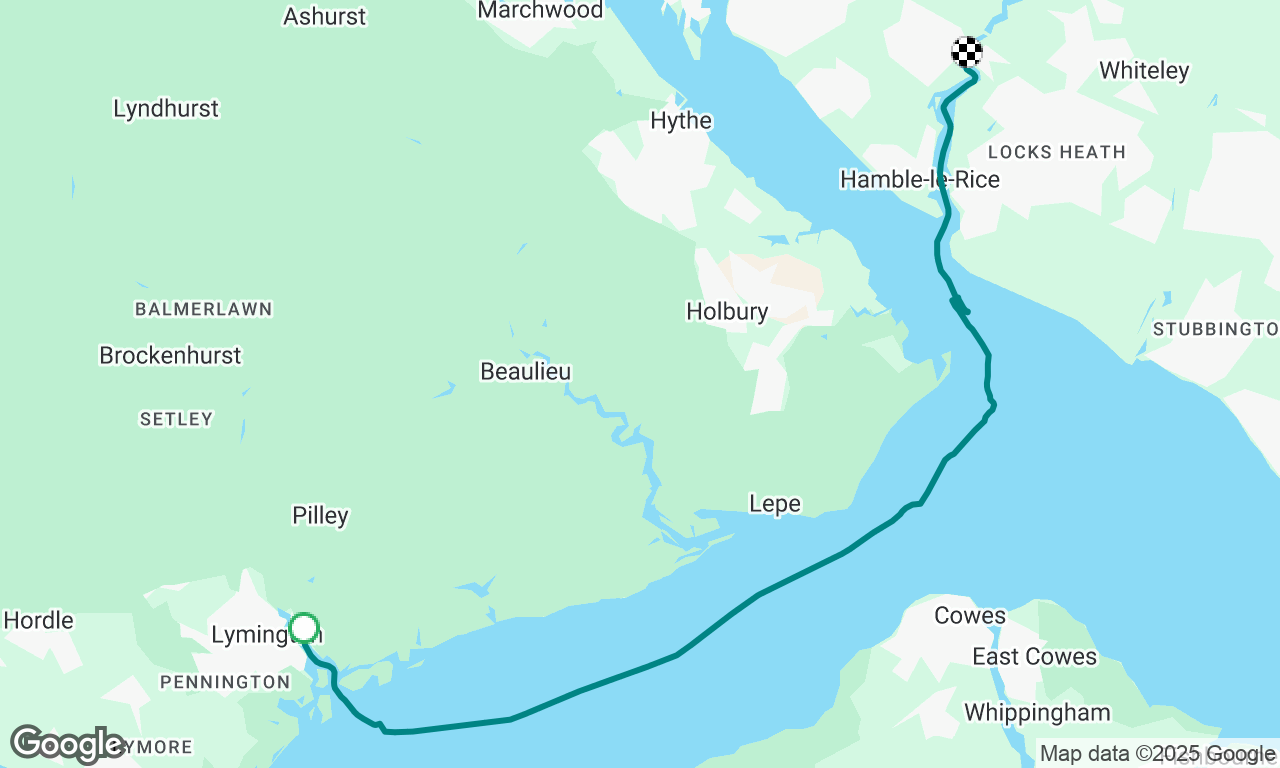Lynington to hamble