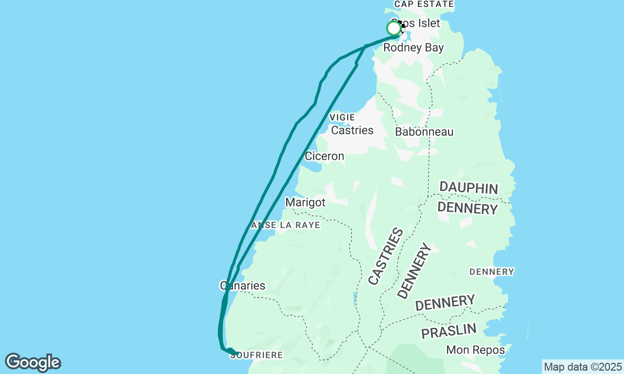 Saturday Sail to Pitons
