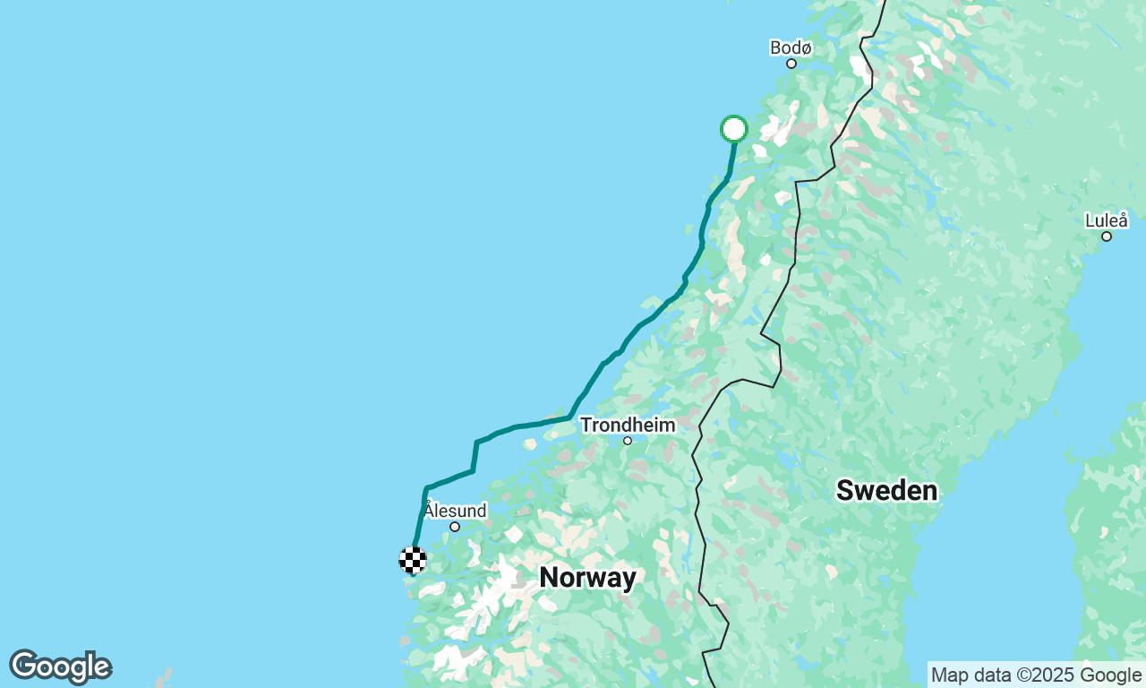 Svolvaer to Flam Leg 3