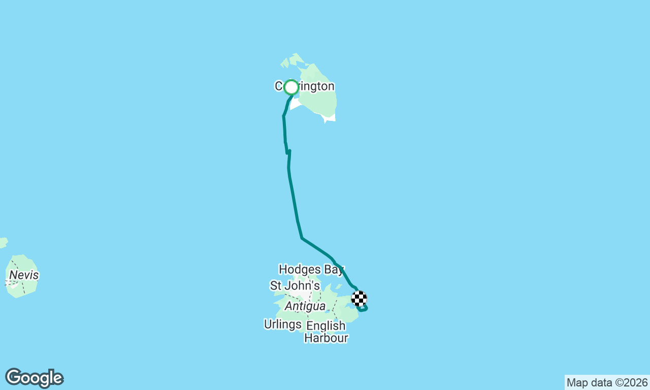 Barbuda to Green Island (Antigua)