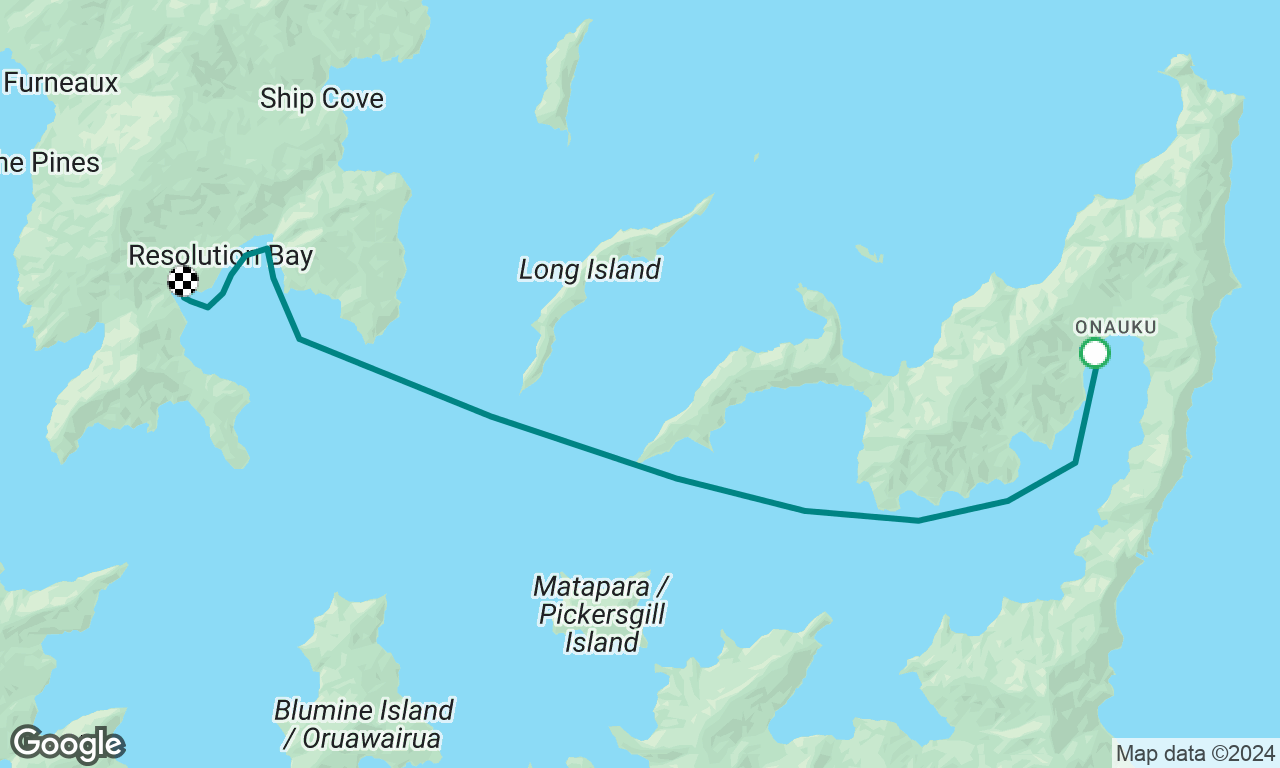 Oanuku Bay to Schoolhouse Bay