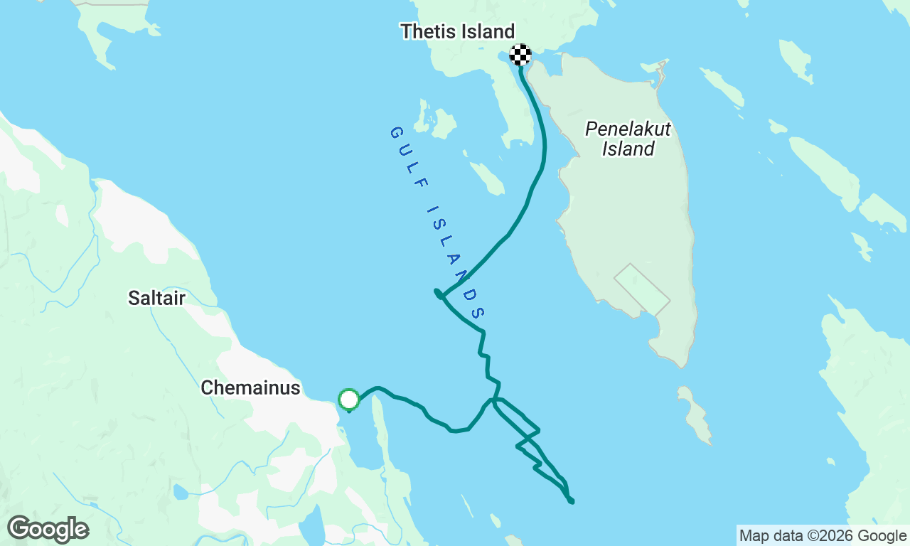 Thetis Island Race Prep
