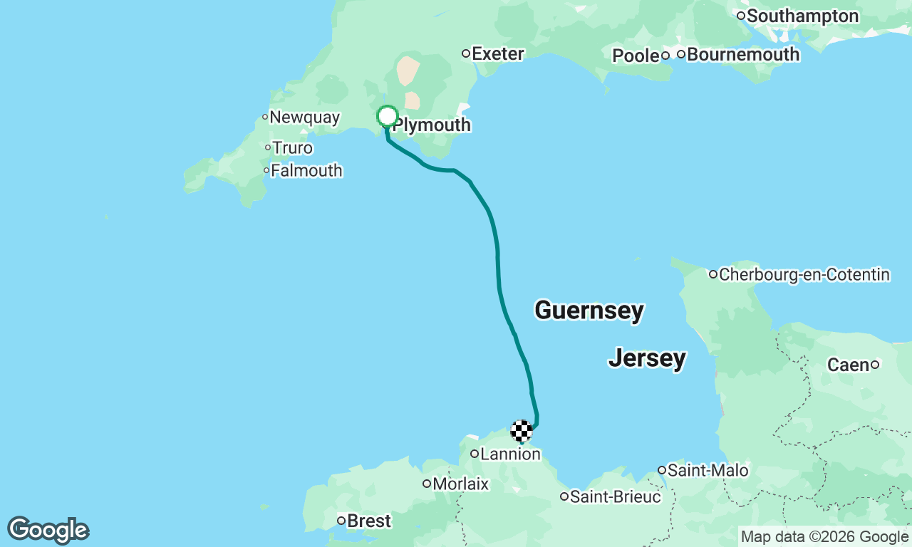Plymouth to Lezardrieux