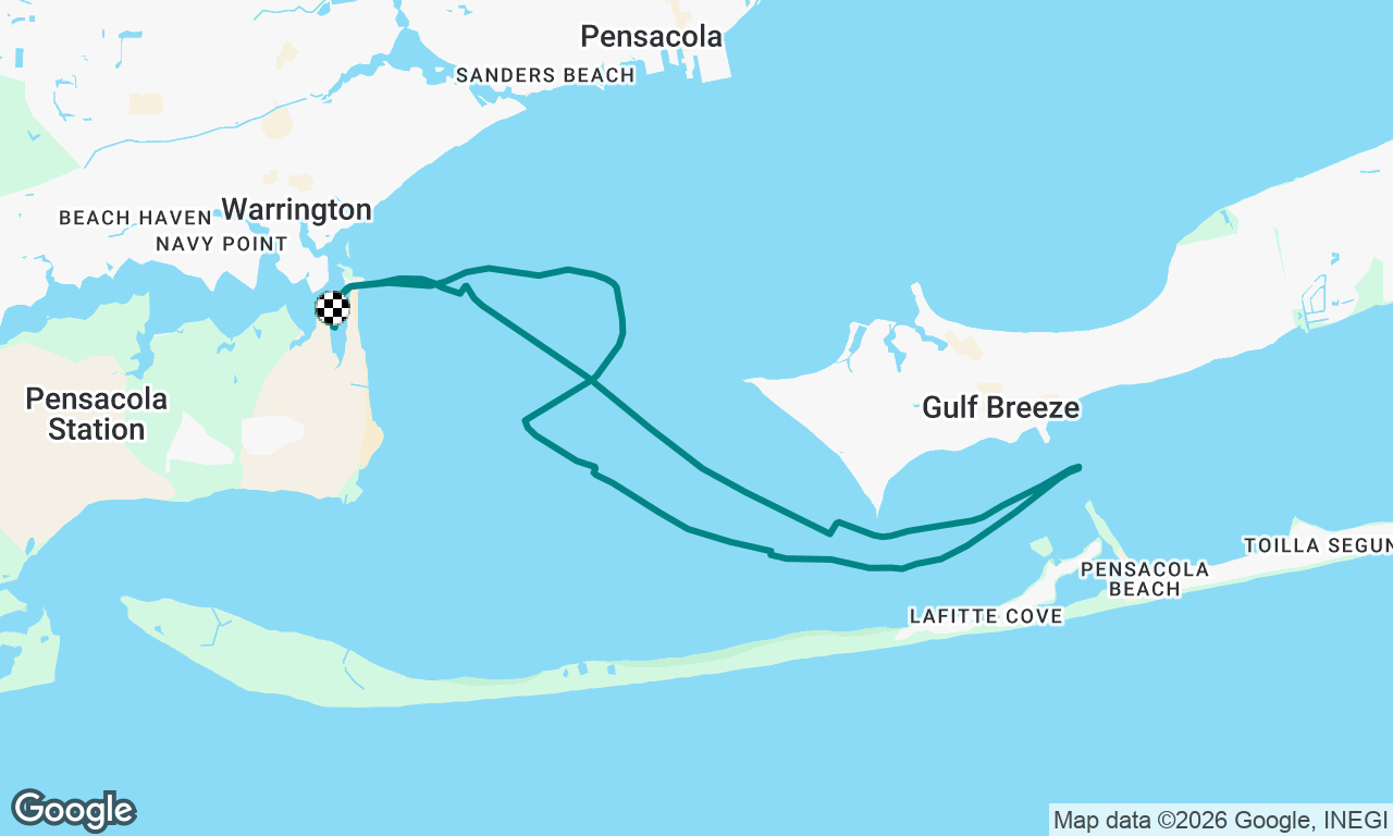 Playing in Pensacola Bay 