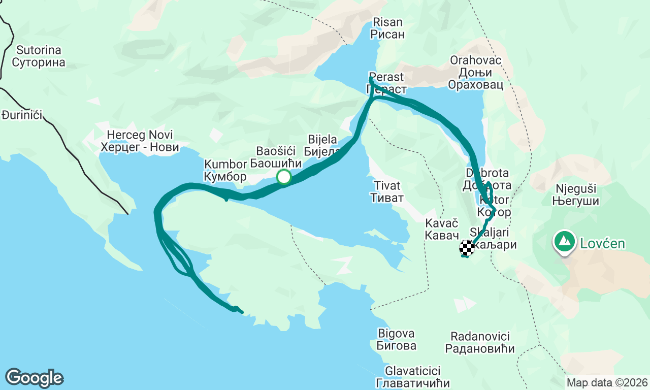 Voyage map