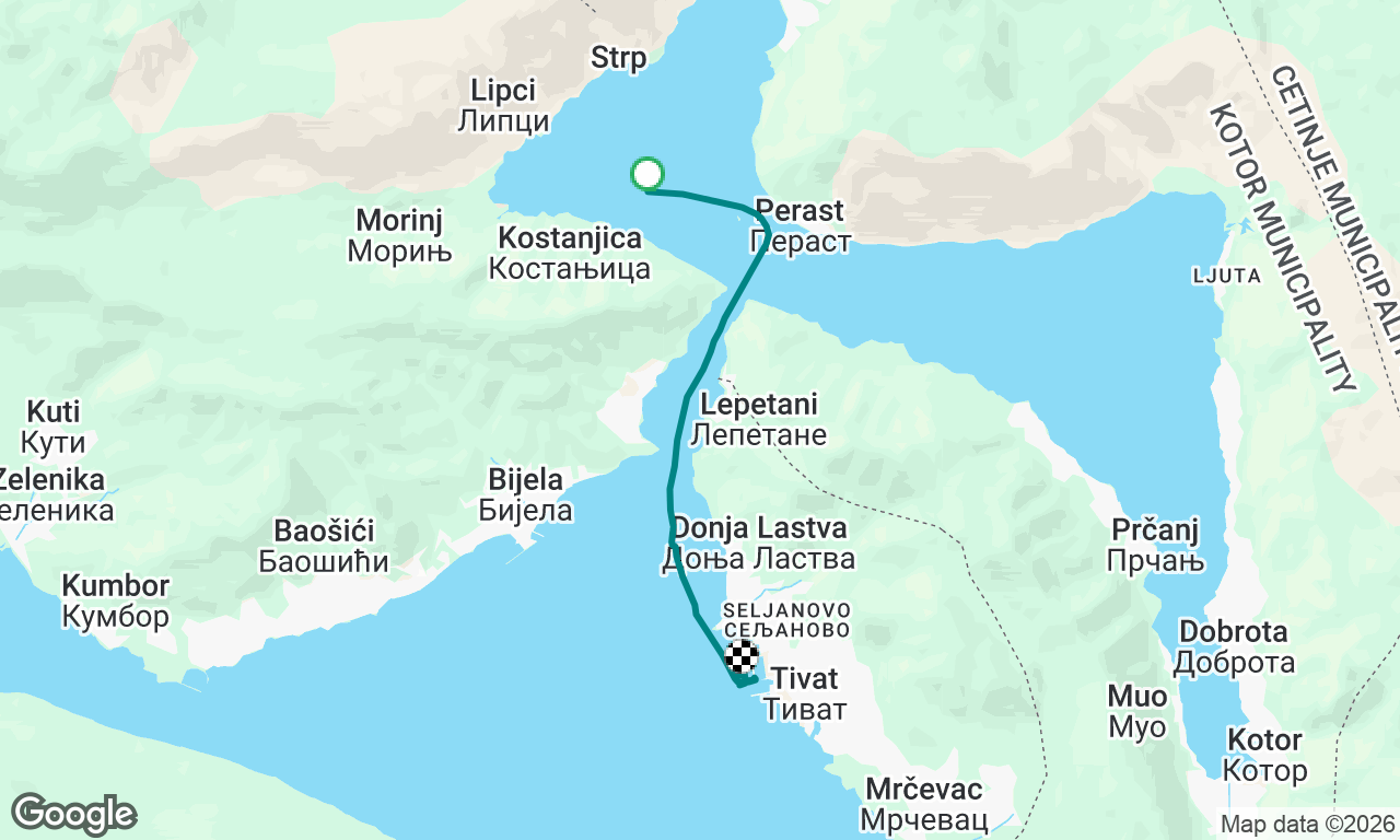 Gornja kostanjica - Porto Montenegro