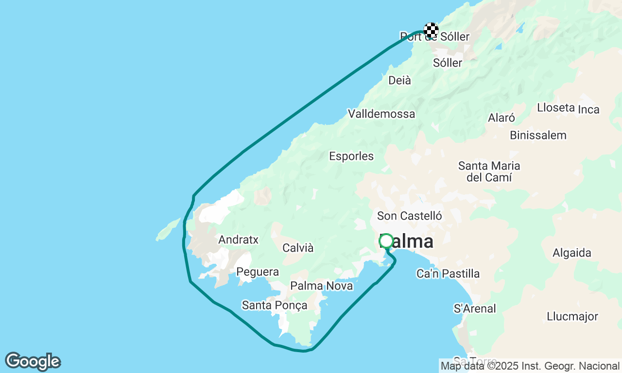 Voyage map
