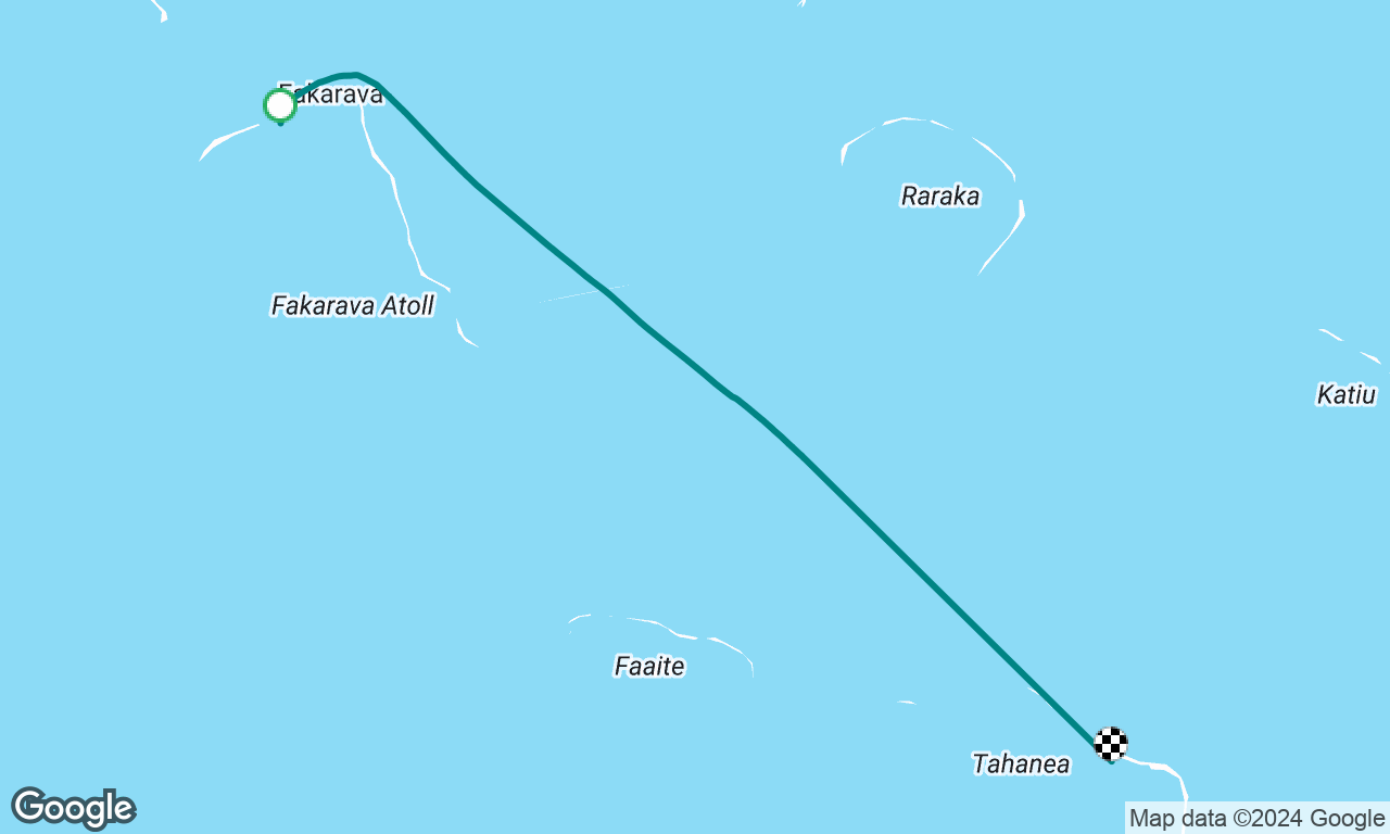 Fakarava to Tahanea