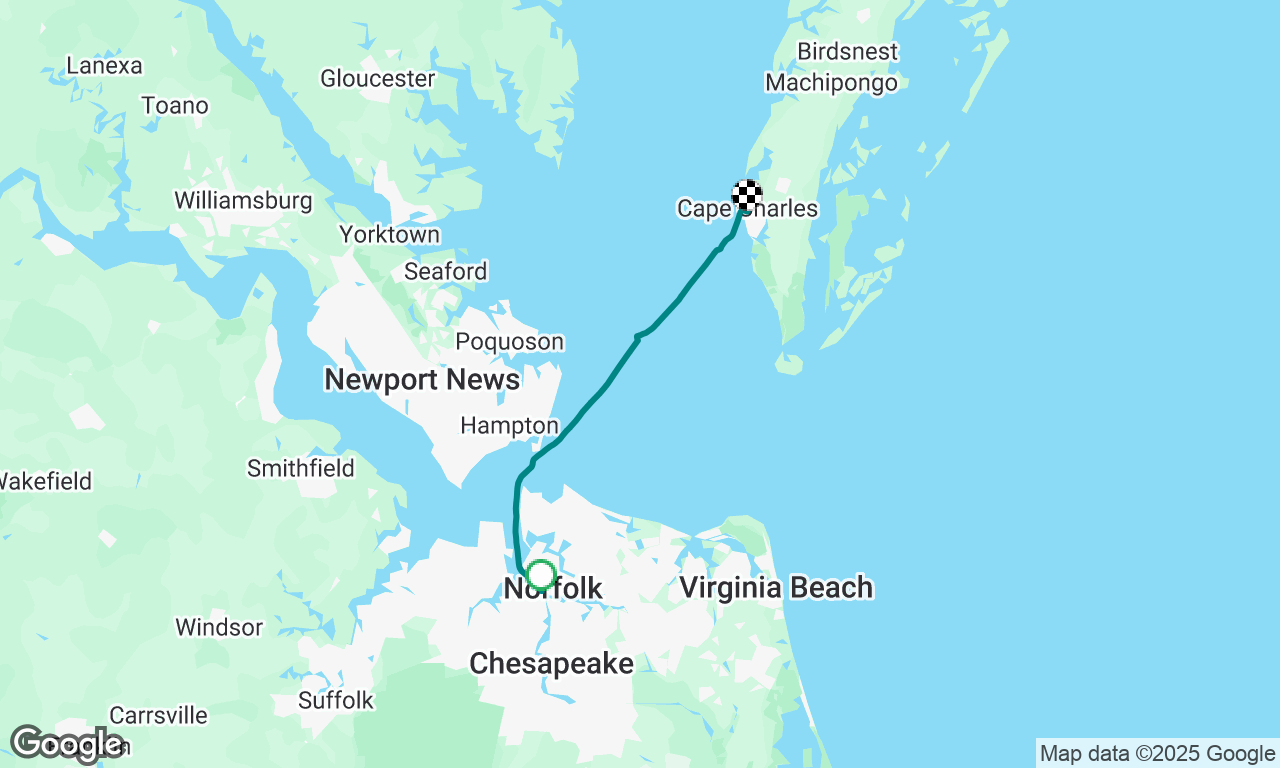 Norfolk to Cape Charles