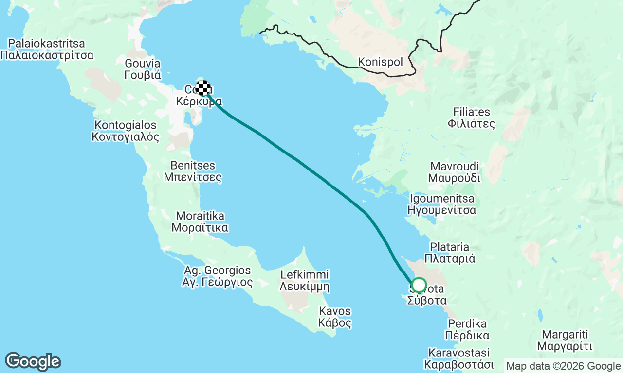 Voyage map