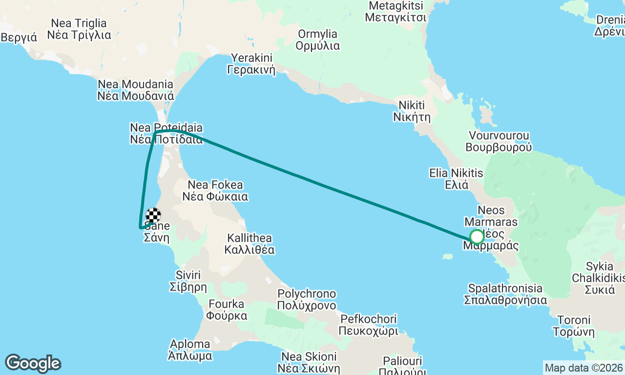 Voyage map
