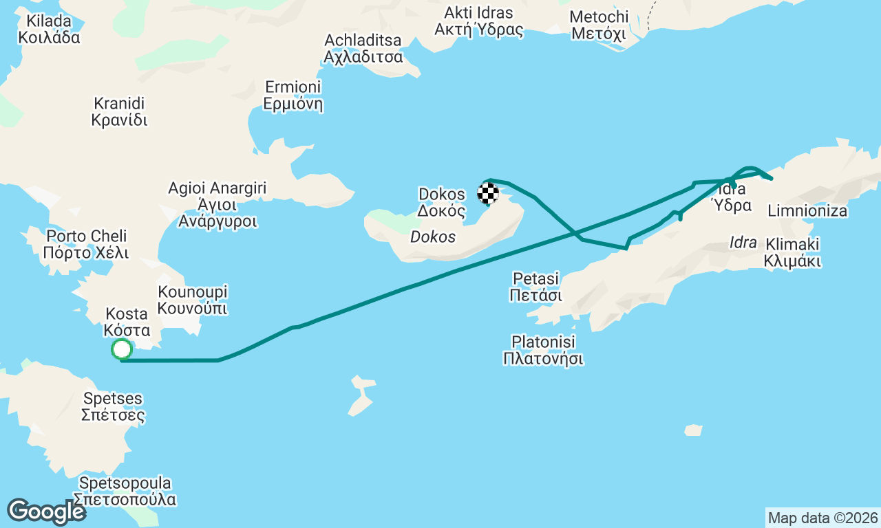 Spetses to Ydra and Dokos