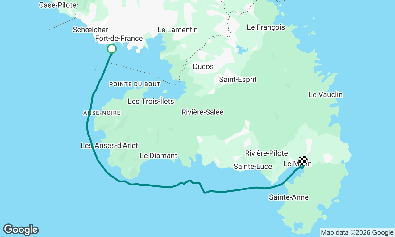 Voyage map