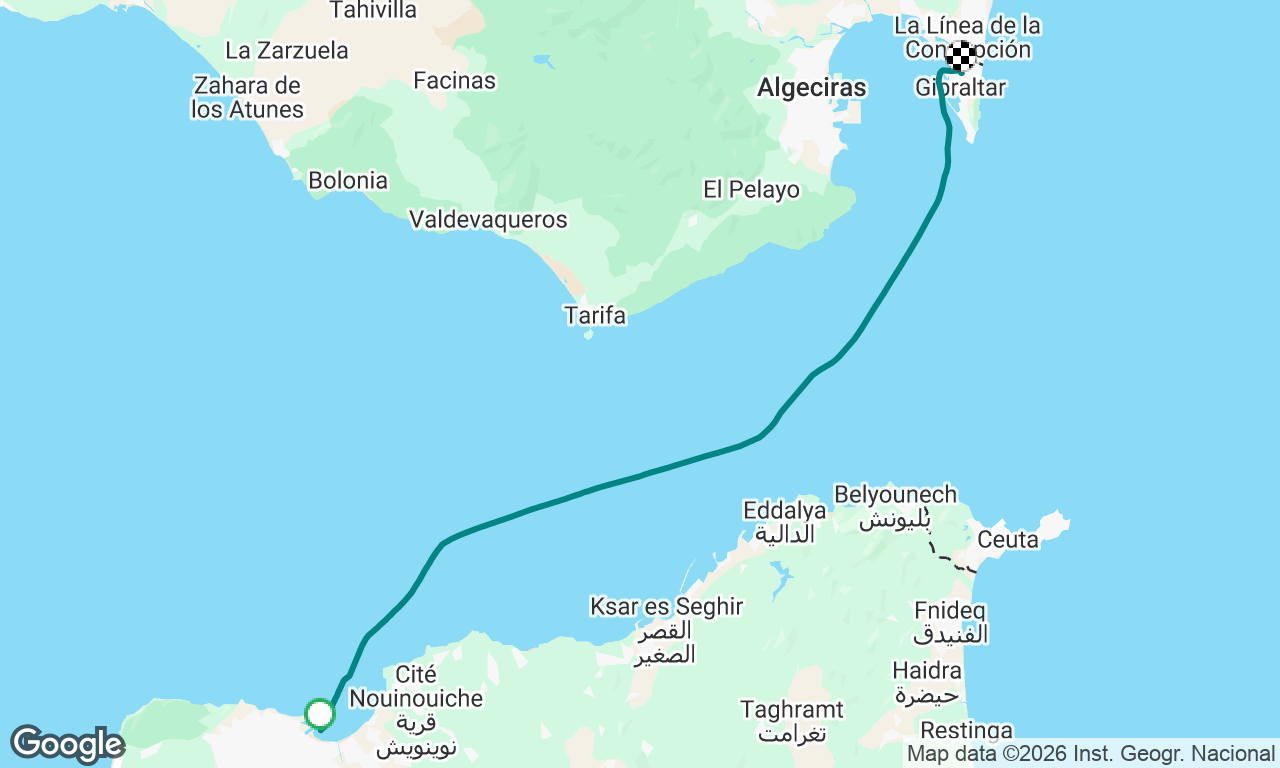 Voyage map