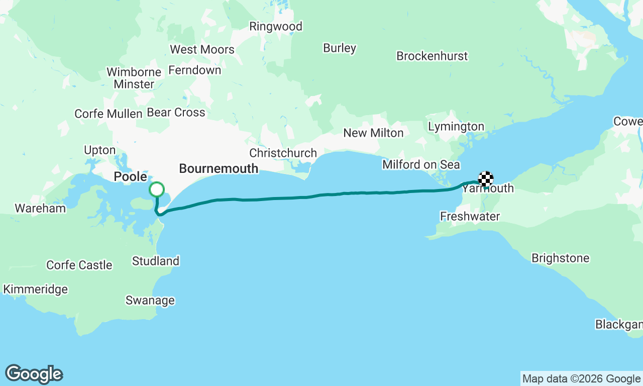 Poole to Yarmouth with Dave & Sue