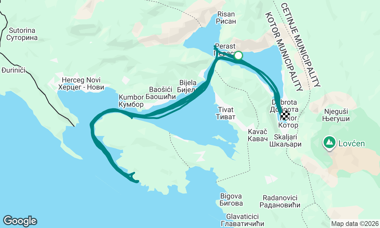 Voyage map