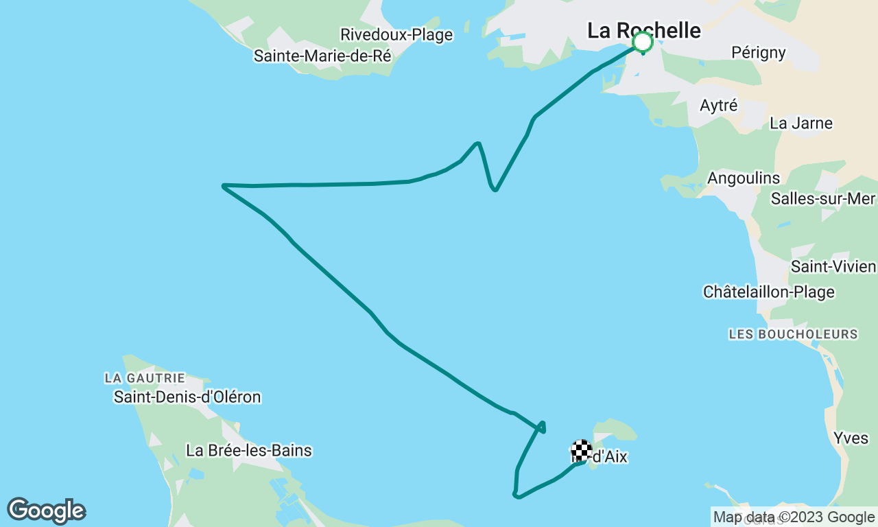 La Rochelle maiden voyage 