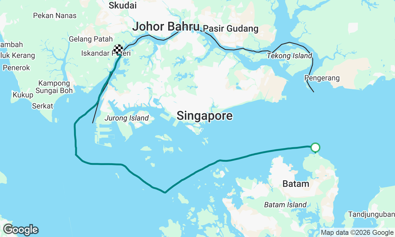 Batam to JB malaysia