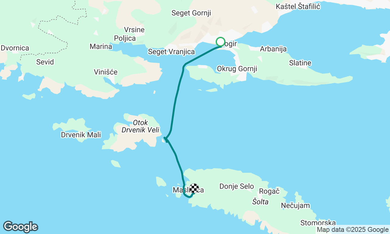 Trogir to Solta