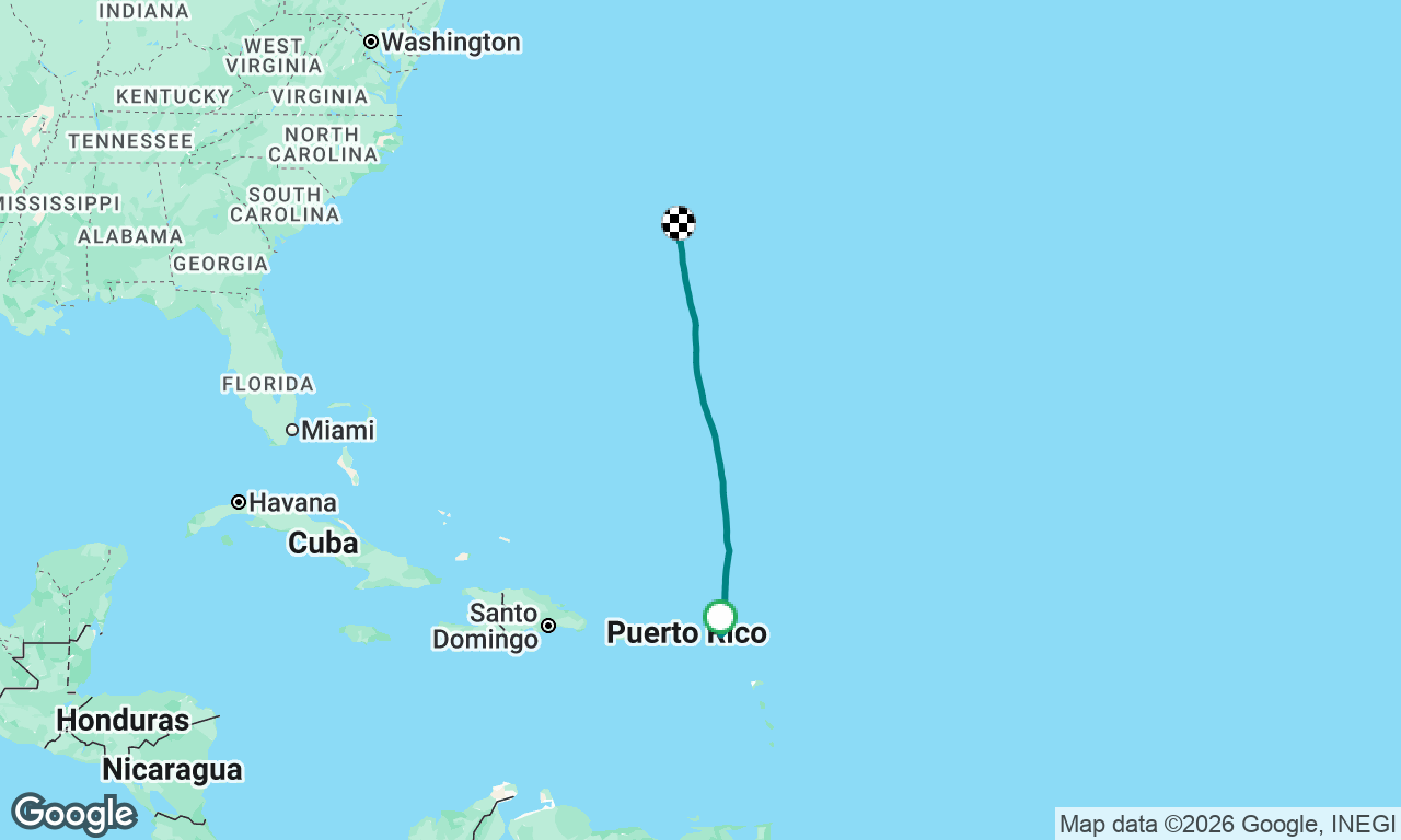 Voyage map
