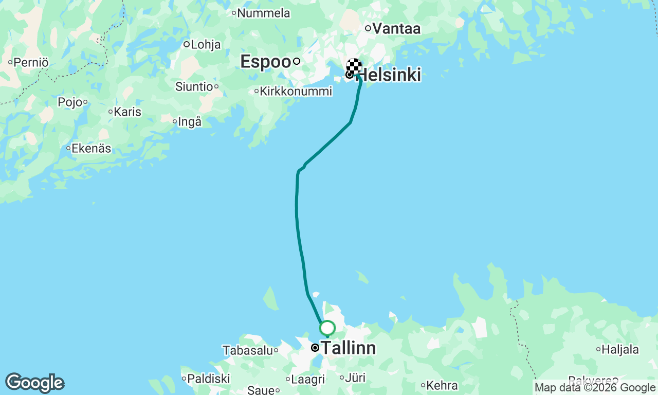 Voyage map