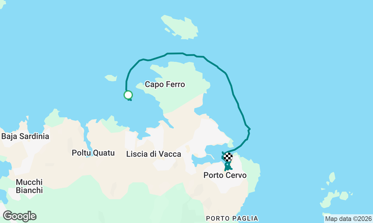 Liscia di Vacca to Porto Cervo - July 7, 2026