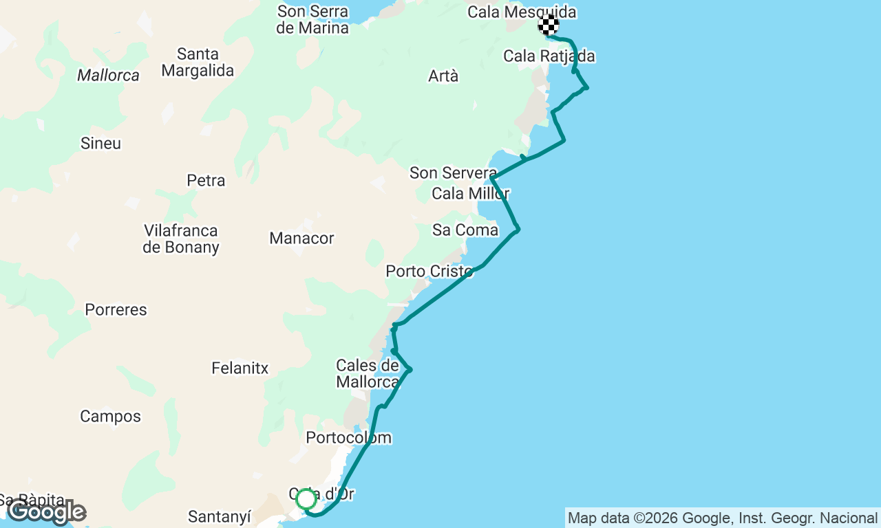 Voyage map