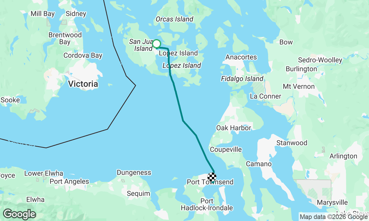 Friday Harbor to Port Townsend