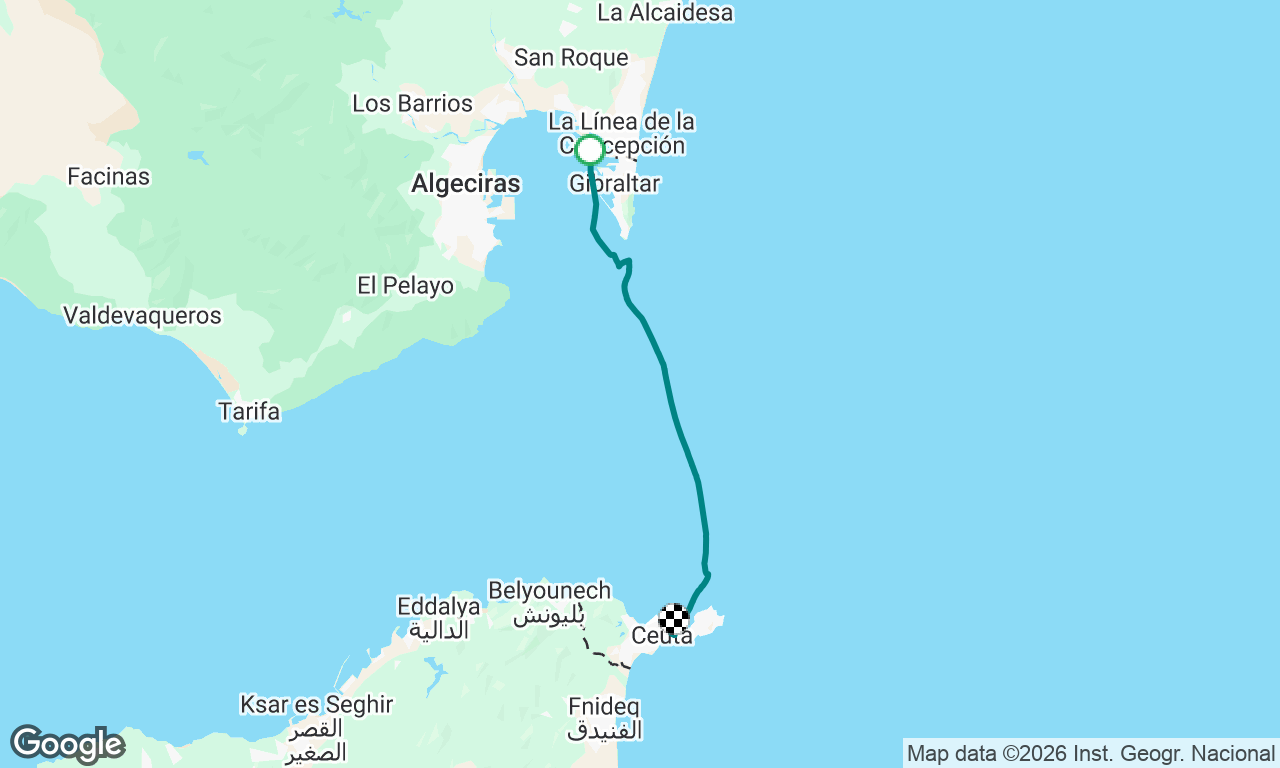 Voyage map