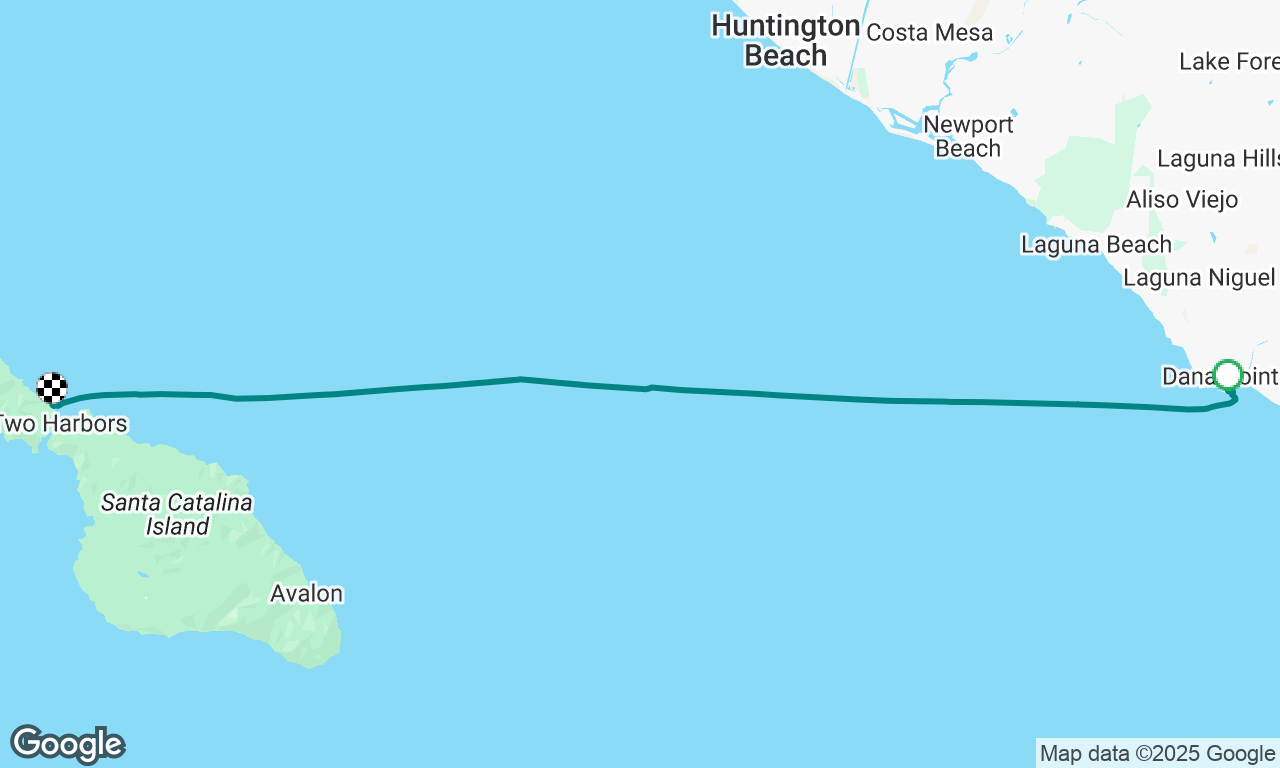 Transit to Cherry Cove, Catalina on Triple Threat