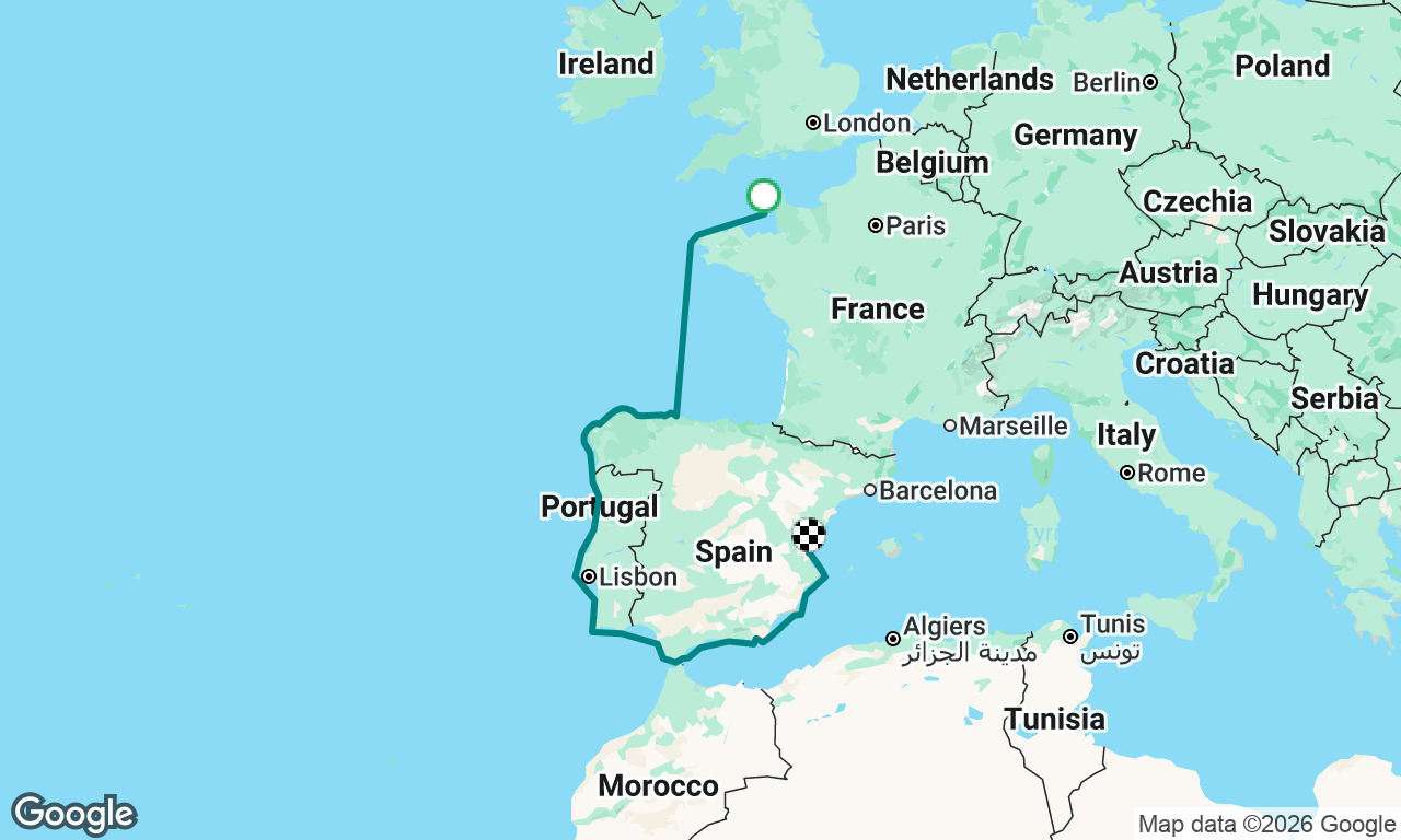 Jersey to Valencia 