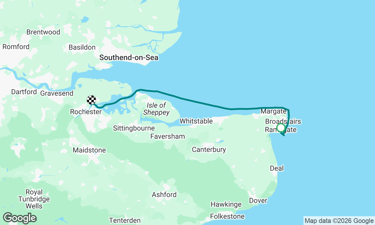 Royal Harbour Marina to Upnor 2025
