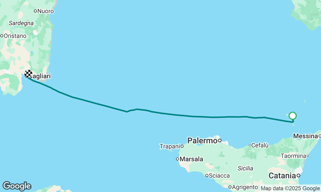 Lipari -> Cagliari
