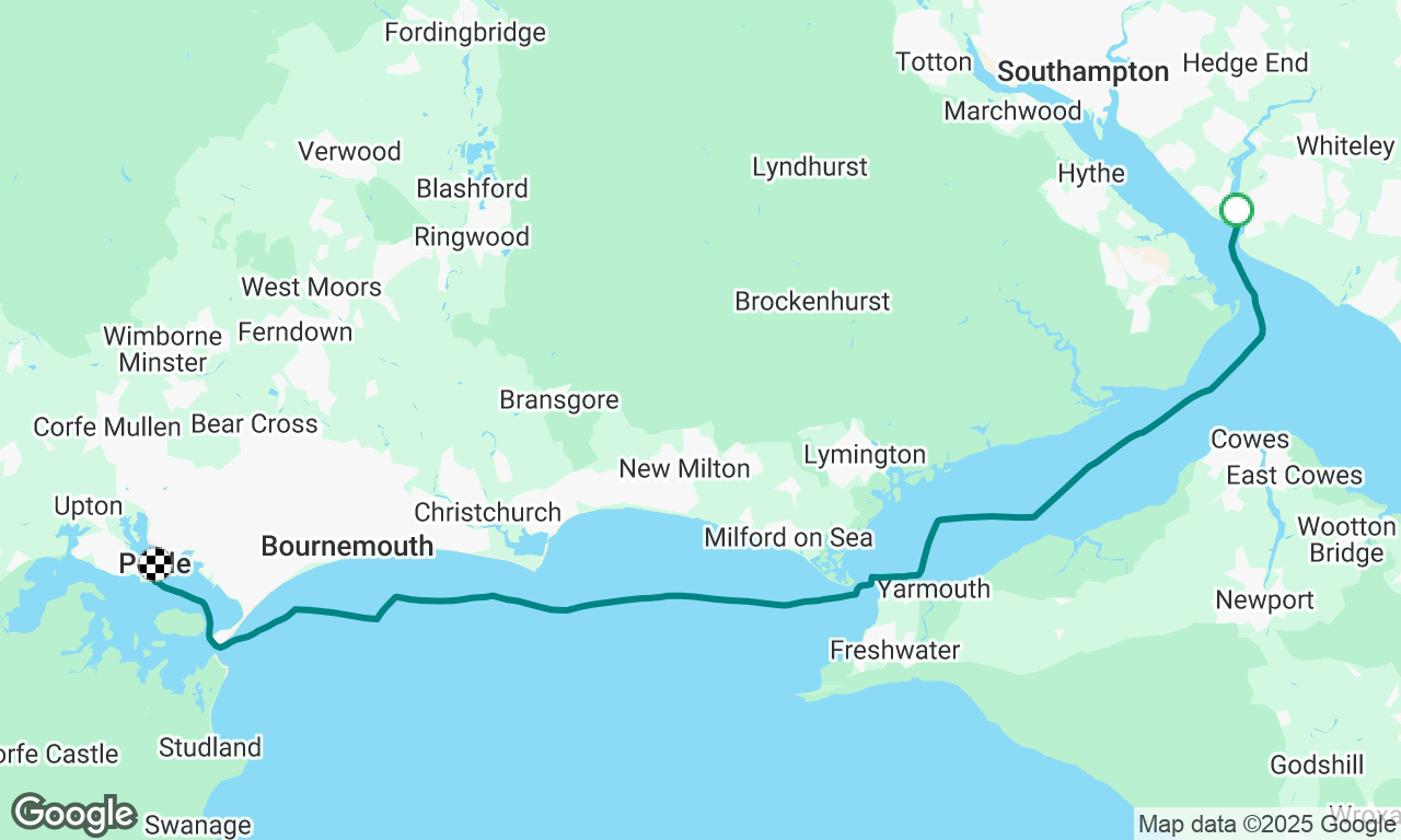 Delivery trip - Hamble back to Poole 
