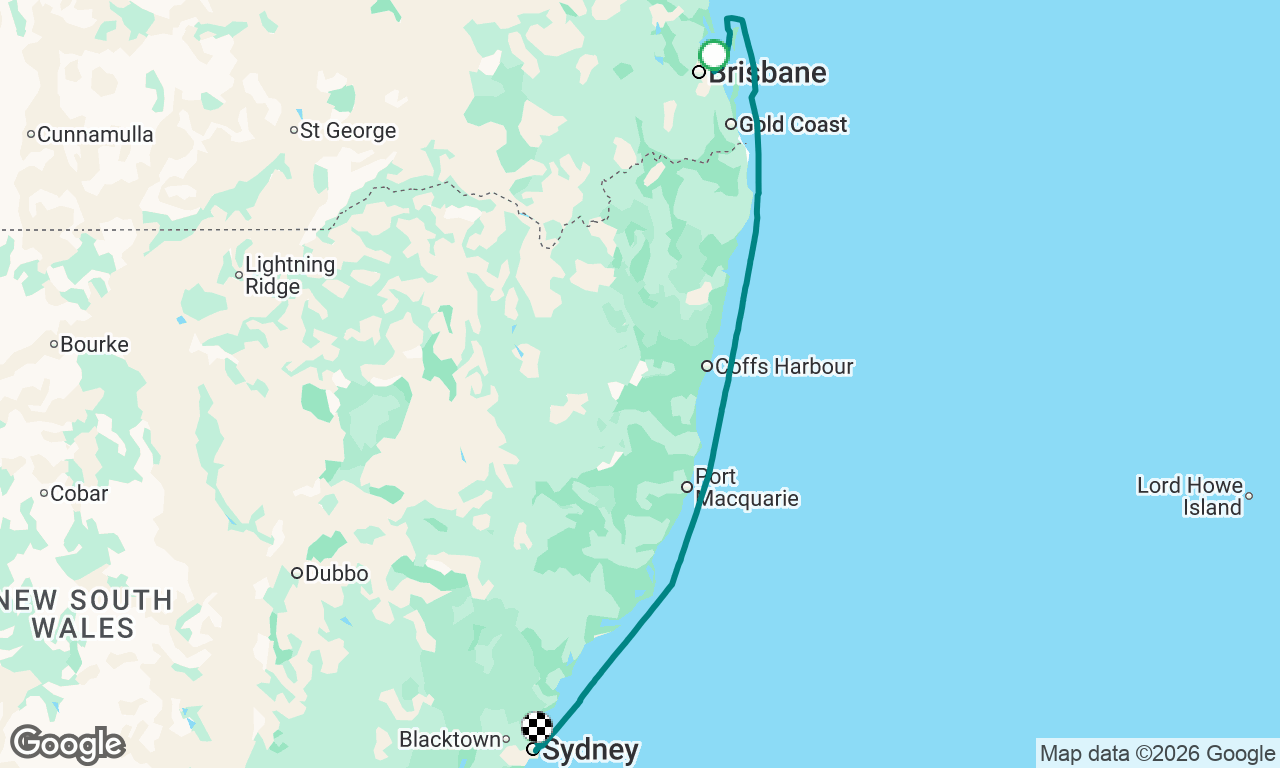 Brisbane-Sydney