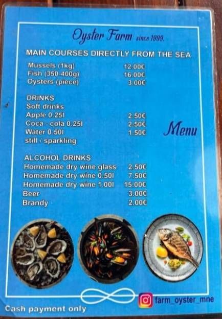 Voyage photo from Mussel Farm to Risan for docking and shopping