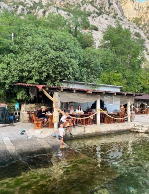 Voyage photo from Mussel Farm to Risan for docking and shopping