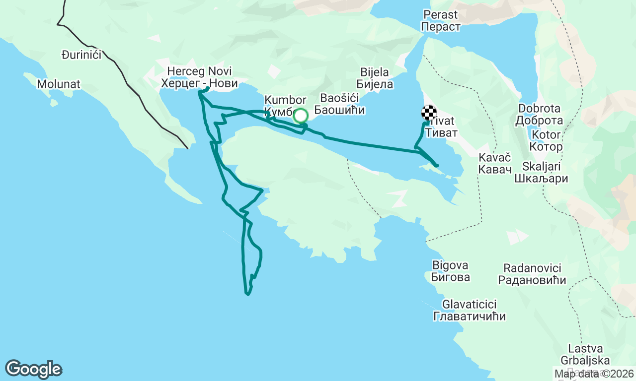 Voyage map