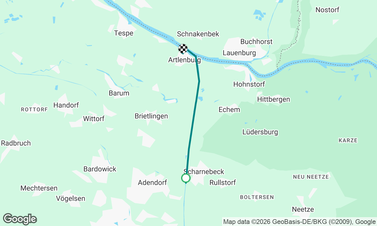 Hebewerk til Artleburg Marina