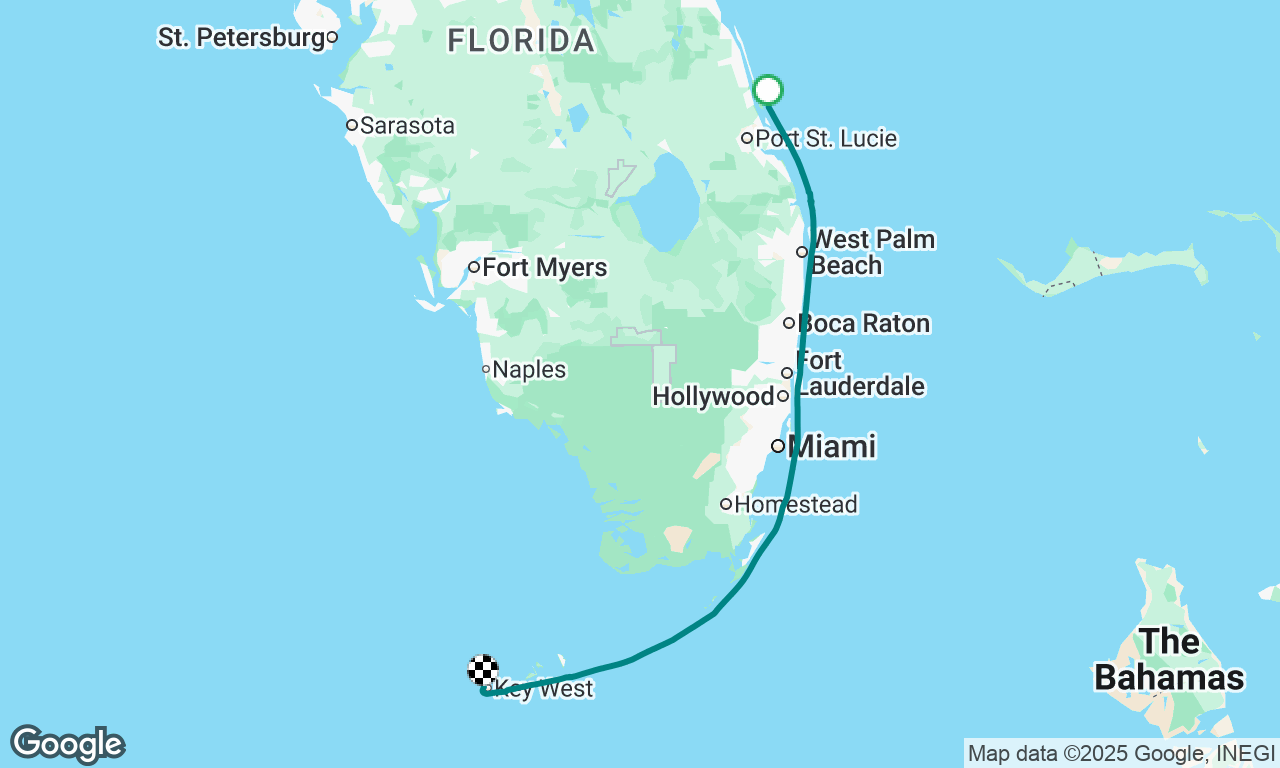 Fort Pierce to Key West under sail