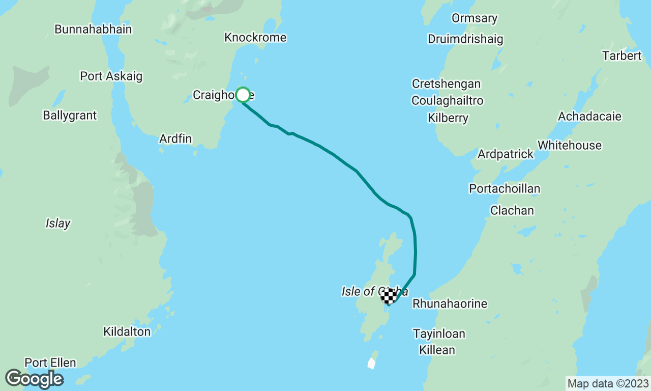Week Two day 3 - Scotland
Craighouse to Ardminish