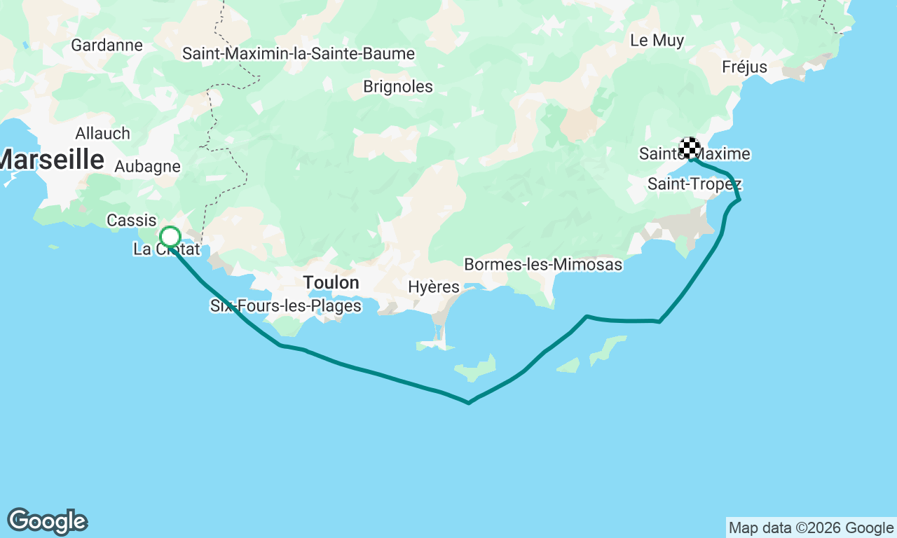 La Ciotat to St Tropez