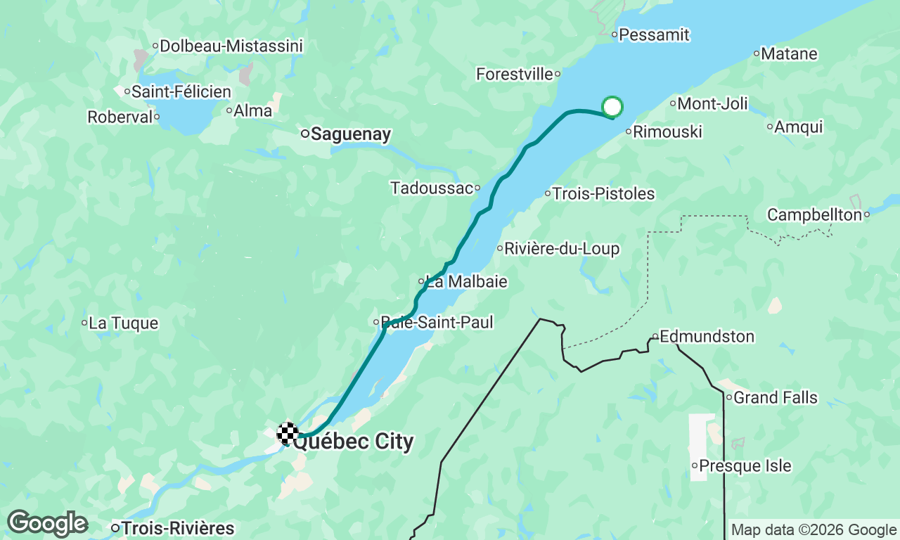 Retour SL400 Rimouski à Levis