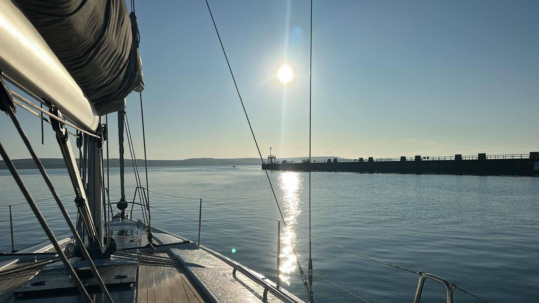 Return Weymouth to Gosport; motored close to cliffs to Swanage. Solenoid broke Studland so nice sail back and towed into Gosport by SeaStart_9FE93A49-44FD-4455-B5C9-D5337F4E765D