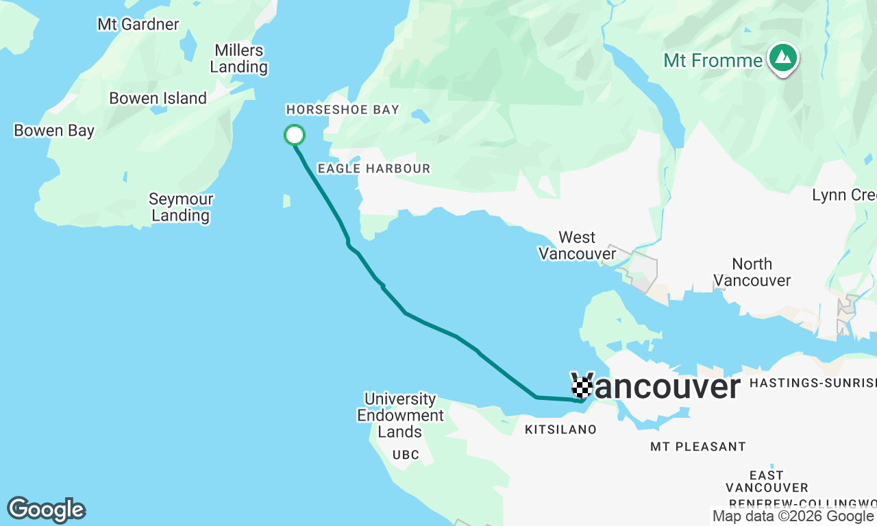 Voyage map