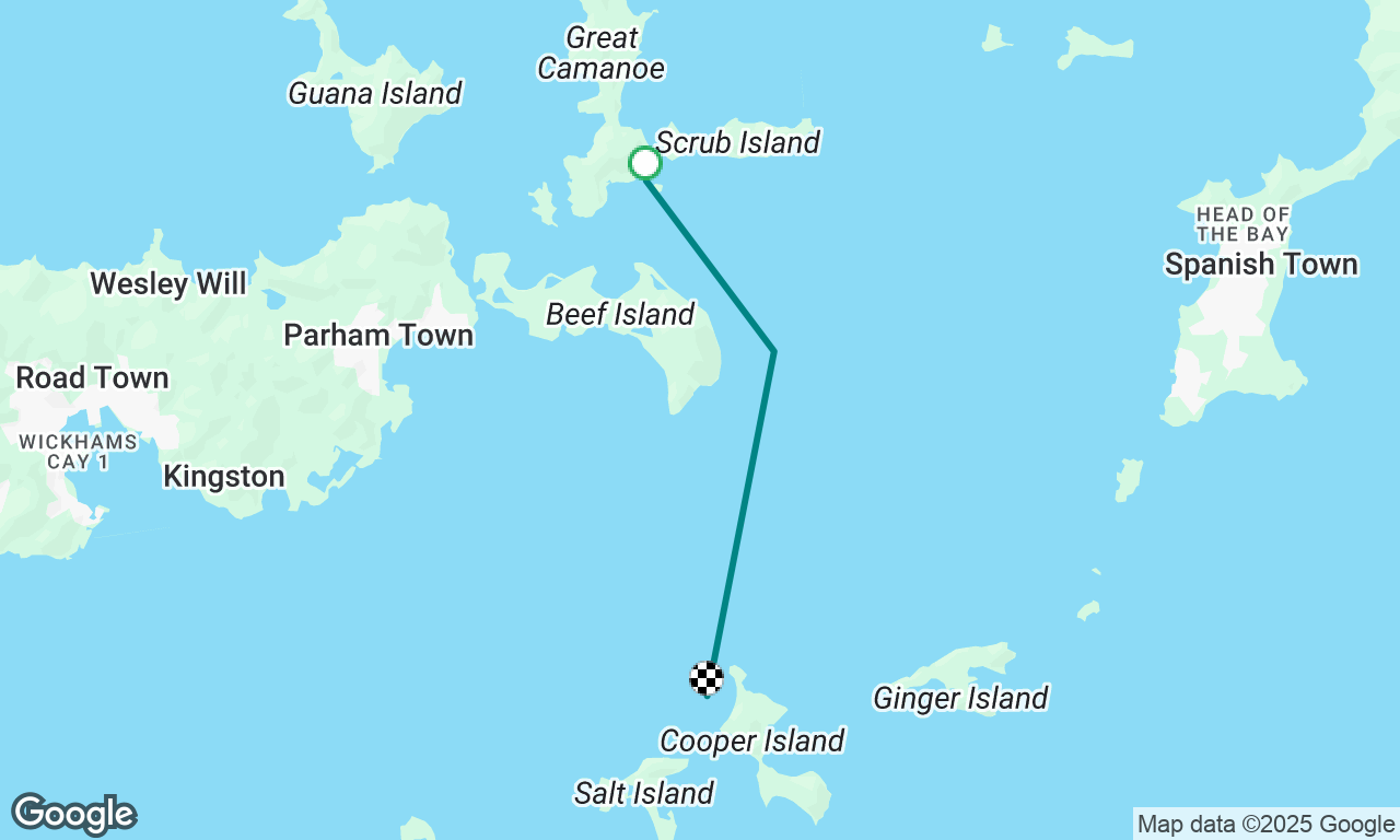 BVI Scrub to Cooper Island