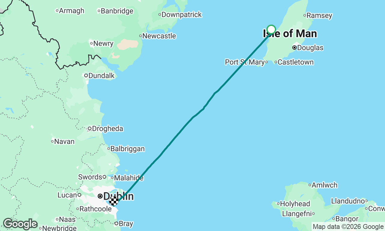 Peel to Dun Laoghaire