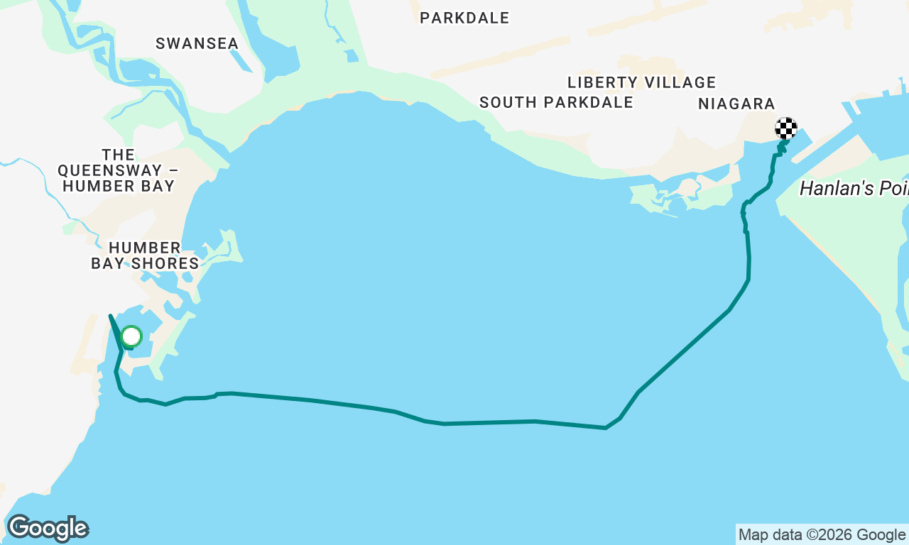 Humber Bay to Toronto Harbour