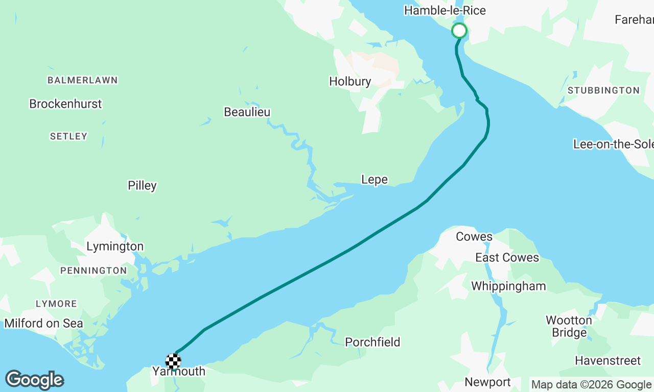 Hamble to Yarmouth